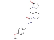 N-[2-(4-methoxyphenyl)ethyl]-2-[2-(2-oxo-1-pyrrolidinyl)ethyl]-1-piperidinecarboxamide