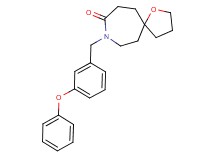 8-(3-phenoxybenzyl)-1-oxa-8-azaspiro[4.6]undecan-9-one
