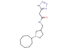 N-[(1-cyclooctylpyrrolidin-3-yl)methyl]-2-(1H-tetrazol-5-yl)acetamide