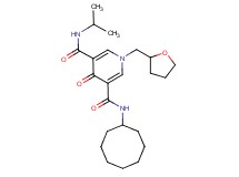 N-cyclooctyl-N'-isopropyl-4-oxo-1-(tetrahydro-2-furanylmethyl)-1,4-dihydro-3,5-pyridinedicarboxamide
