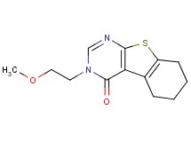3-(2-methoxyethyl)-5,6,7,8-tetrahydro[1]benzothieno[2,3-d]pyrimidin-4(3H)-one
