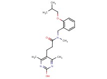 3-(2-hydroxy-4,6-dimethylpyrimidin-5-yl)-N-(2-isobutoxybenzyl)-N-methylpropanamide