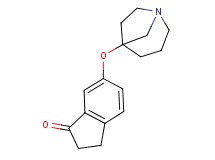 6-(1-azabicyclo[3.2.1]oct-5-yloxy)indan-1-one