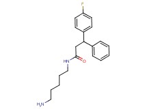 N-(5-aminopentyl)-3-(4-fluorophenyl)-3-phenylpropanamide