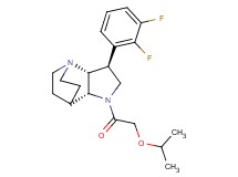 (2R*,3S*,6R*)-3-(2,3-difluorophenyl)-5-(isopropoxyacetyl)-1,5-diazatricyclo[5.2.2.0~2,6~]undecane
