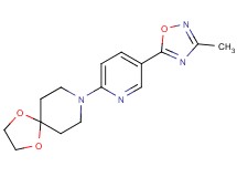 8-[5-(3-methyl-1,2,4-oxadiazol-5-yl)-2-pyridinyl]-1,4-dioxa-8-azaspiro[4.5]decane