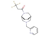 (1S*,5R*)-3-(2-pyridinylmethyl)-6-(3,3,3-trifluoropropanoyl)-3,6-diazabicyclo[3.2.2]nonane