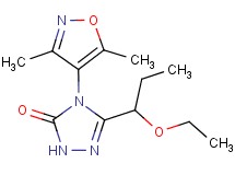 4-(3,5-dimethylisoxazol-4-yl)-5-(1-ethoxypropyl)-2,4-dihydro-3H-1,2,4-triazol-3-one