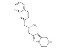 N-methyl-1-(6-quinoxalinyl)-N-(4,5,6,7-tetrahydropyrazolo[1,5-a]pyrazin-2-ylmethyl)methanamine dihydrochloride