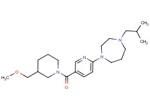 1-isobutyl-4-(5-{[3-(methoxymethyl)piperidin-1-yl]carbonyl}pyridin-2-yl)-1,4-diazepane