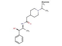 N-[(1S,2R)-2-hydroxy-1-methyl-2-phenylethyl]-2-(1-isopropyl-4-piperidinyl)acetamide