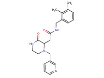 N-(2,3-dimethylbenzyl)-2-[3-oxo-1-(3-pyridinylmethyl)-2-piperazinyl]acetamide