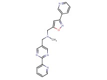 N-methyl-1-(3-pyridin-3-ylisoxazol-5-yl)-N-[(2-pyridin-2-ylpyrimidin-5-yl)methyl]methanamine