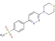 4-{6-[4-(methylsulfonyl)phenyl]pyridazin-3-yl}thiomorpholine