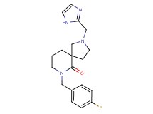 7-(4-fluorobenzyl)-2-(1H-imidazol-2-ylmethyl)-2,7-diazaspiro[4.5]decan-6-one