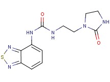 N-2,1,3-benzothiadiazol-4-yl-N'-[2-(2-oxoimidazolidin-1-yl)ethyl]urea
