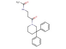 N-[3-(3,3-diphenylpiperidin-1-yl)-3-oxopropyl]acetamide