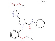 methyl 1-[(3S,5S)-5-[(cycloheptylamino)carbonyl]-1-(2-ethoxybenzyl)-3-pyrrolidinyl]-1H-1,2,3-triazole-4-carboxylate