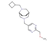 (1S*,5R*)-6-(cyclobutylmethyl)-3-{[2-(methoxymethyl)-5-pyrimidinyl]methyl}-3,6-diazabicyclo[3.2.2]nonane