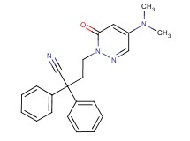 4-[4-(dimethylamino)-6-oxopyridazin-1(6H)-yl]-2,2-diphenylbutanenitrile