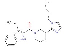 2-{[3-(1-butyl-1H-imidazol-2-yl)piperidin-1-yl]carbonyl}-3-ethyl-1H-indole