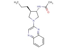 N-[(3S*,4R*)-4-propyl-1-(2-quinoxalinyl)-3-pyrrolidinyl]acetamide
