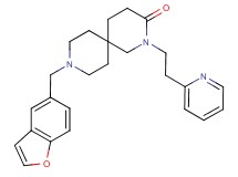 9-(1-benzofuran-5-ylmethyl)-2-(2-pyridin-2-ylethyl)-2,9-diazaspiro[5.5]undecan-3-one
