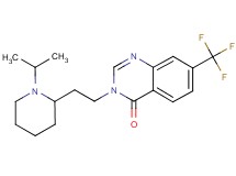 3-[2-(1-isopropylpiperidin-2-yl)ethyl]-7-(trifluoromethyl)quinazolin-4(3H)-one