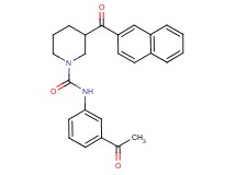N-(3-acetylphenyl)-3-(2-naphthoyl)-1-piperidinecarboxamide