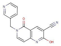 2-hydroxy-5-oxo-6-(3-pyridinylmethyl)-5,6-dihydro-1,6-naphthyridine-3-carbonitrile