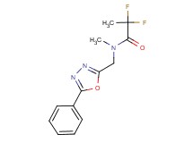 2,2-difluoro-N-methyl-N-[(5-phenyl-1,3,4-oxadiazol-2-yl)methyl]propanamide