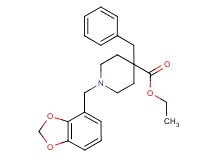 ethyl 1-(1,3-benzodioxol-4-ylmethyl)-4-benzyl-4-piperidinecarboxylate