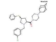 1-(2-adamantyl)-4-[(4S)-1-(3-chlorobenzyl)-4-(2-pyridinylthio)-L-prolyl]piperazine