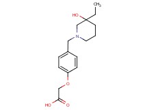 {4-[(3-ethyl-3-hydroxypiperidin-1-yl)methyl]phenoxy}acetic acid
