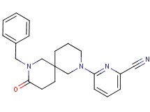 6-(8-benzyl-9-oxo-2,8-diazaspiro[5.5]undec-2-yl)-2-pyridinecarbonitrile