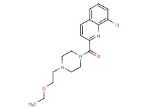 8-chloro-2-{[4-(2-ethoxyethyl)piperazin-1-yl]carbonyl}quinoline