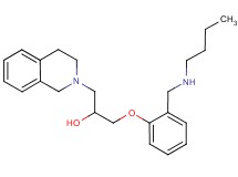 1-{2-[(butylamino)methyl]phenoxy}-3-(3,4-dihydro-2(1H)-isoquinolinyl)-2-propanol
