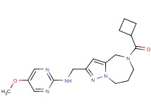 N-{[5-(cyclobutylcarbonyl)-5,6,7,8-tetrahydro-4H-pyrazolo[1,5-a][1,4]diazepin-2-yl]methyl}-5-methoxypyrimidin-2-amine
