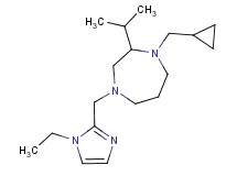 1-(cyclopropylmethyl)-4-[(1-ethyl-1H-imidazol-2-yl)methyl]-2-isopropyl-1,4-diazepane