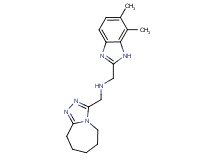 1-(6,7-dimethyl-1H-benzimidazol-2-yl)-N-(6,7,8,9-tetrahydro-5H-[1,2,4]triazolo[4,3-a]azepin-3-ylmethyl)methanamine
