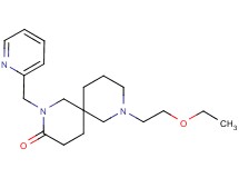 8-(2-ethoxyethyl)-2-(2-pyridinylmethyl)-2,8-diazaspiro[5.5]undecan-3-one