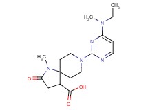 8-{4-[ethyl(methyl)amino]pyrimidin-2-yl}-1-methyl-2-oxo-1,8-diazaspiro[4.5]decane-4-carboxylic acid