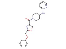 N-(1-{[2-(phenoxymethyl)-1,3-oxazol-4-yl]carbonyl}piperidin-4-yl)pyridin-2-amine
