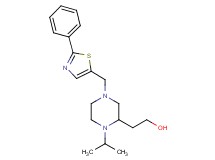 2-{1-isopropyl-4-[(2-phenyl-1,3-thiazol-5-yl)methyl]-2-piperazinyl}ethanol
