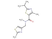 2-isopropyl-N,4-dimethyl-N-[(2-methyl-1,3-thiazol-4-yl)methyl]-1,3-thiazole-5-carboxamide