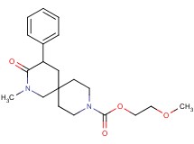 2-methoxyethyl 2-methyl-3-oxo-4-phenyl-2,9-diazaspiro[5.5]undecane-9-carboxylate