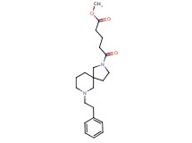 methyl 5-oxo-5-[7-(2-phenylethyl)-2,7-diazaspiro[4.5]dec-2-yl]pentanoate