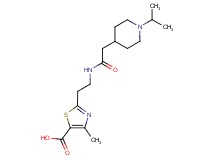 2-(2-{[(1-isopropyl-4-piperidinyl)acetyl]amino}ethyl)-4-methyl-1,3-thiazole-5-carboxylic acid