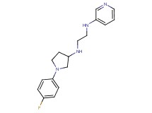 N-[1-(4-fluorophenyl)pyrrolidin-3-yl]-N'-pyridin-3-ylethane-1,2-diamine