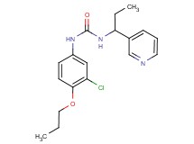 N-(3-chloro-4-propoxyphenyl)-N'-(1-pyridin-3-ylpropyl)urea
